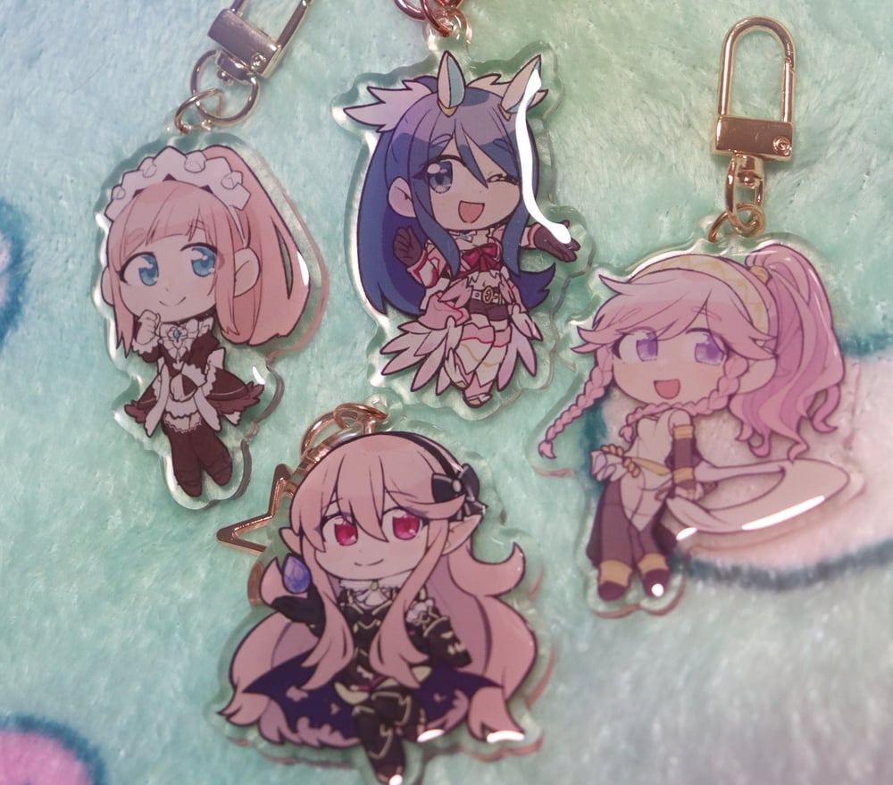 Image of Fire Emblem Acrylic Charms by Robin [PRE-ORDER]