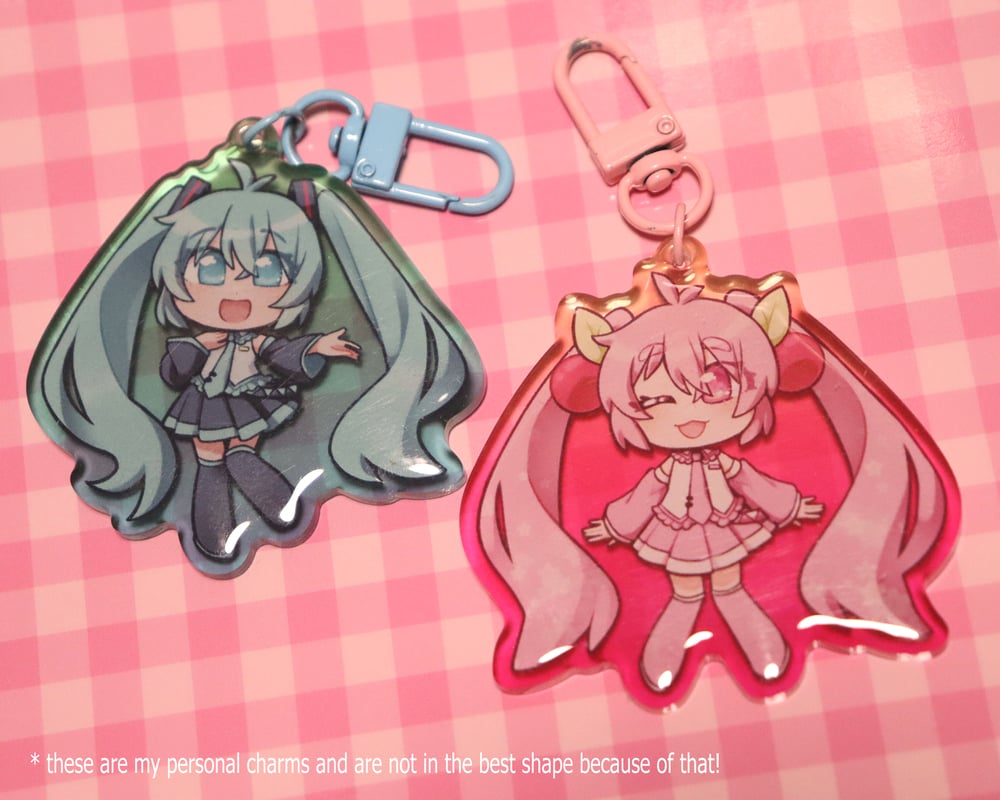 Image of Vocaloid Acrylic Charms by Robin (PRE-ORDER)