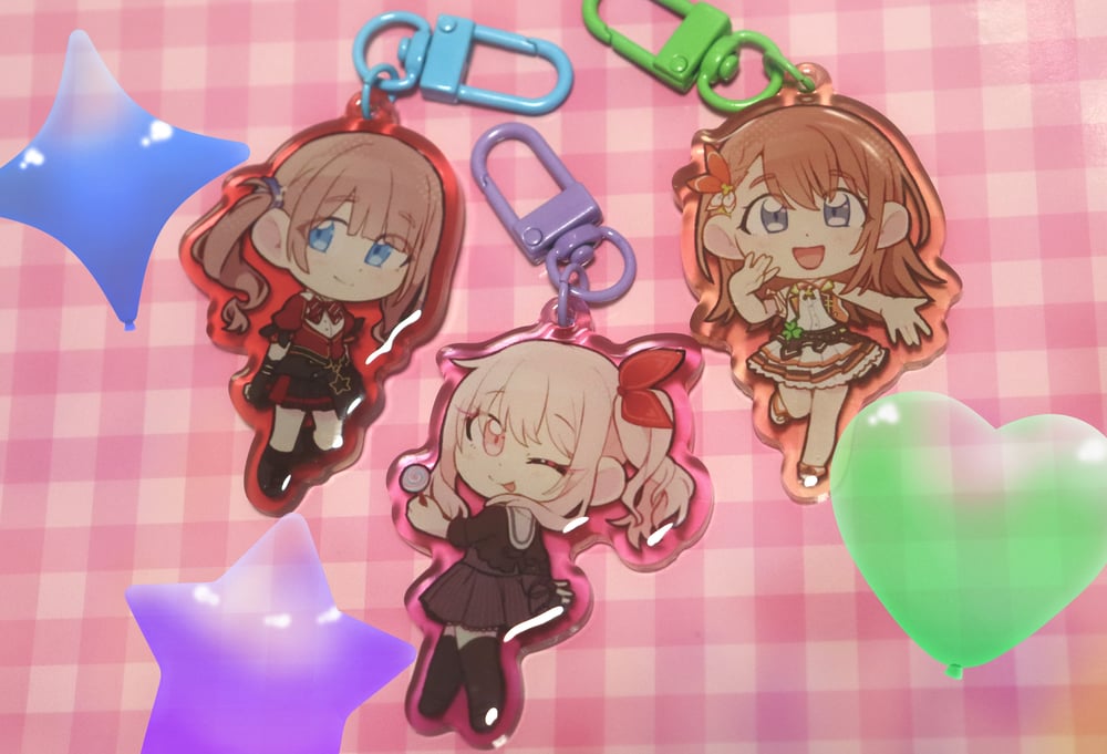 Image of Project Sekai Acrylic Charms by Robin (PRE-ORDER)