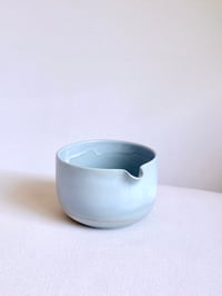 Image 1 of Powder Blue Porcelain Matcha Bowl 
