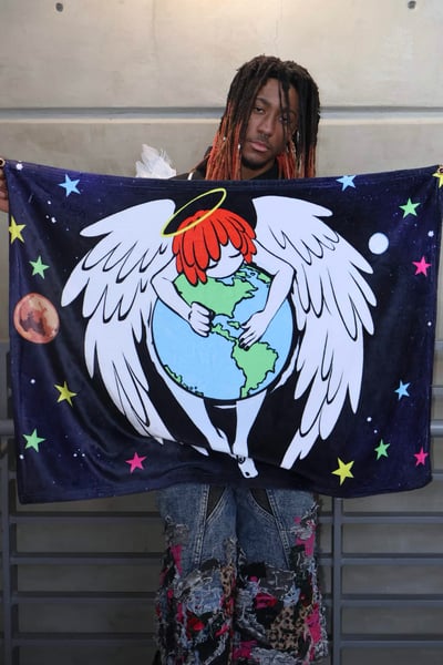 Image of HEAVEN ON EARTH GALAXY BLANKET