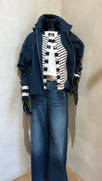 Image 2 of CHAQUETA BOMBER AZUL FRACOMINA 