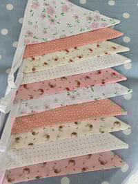 Image 2 of Pretty Pale Floral  Bunting