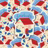 Image 1 of Homebody Sticker