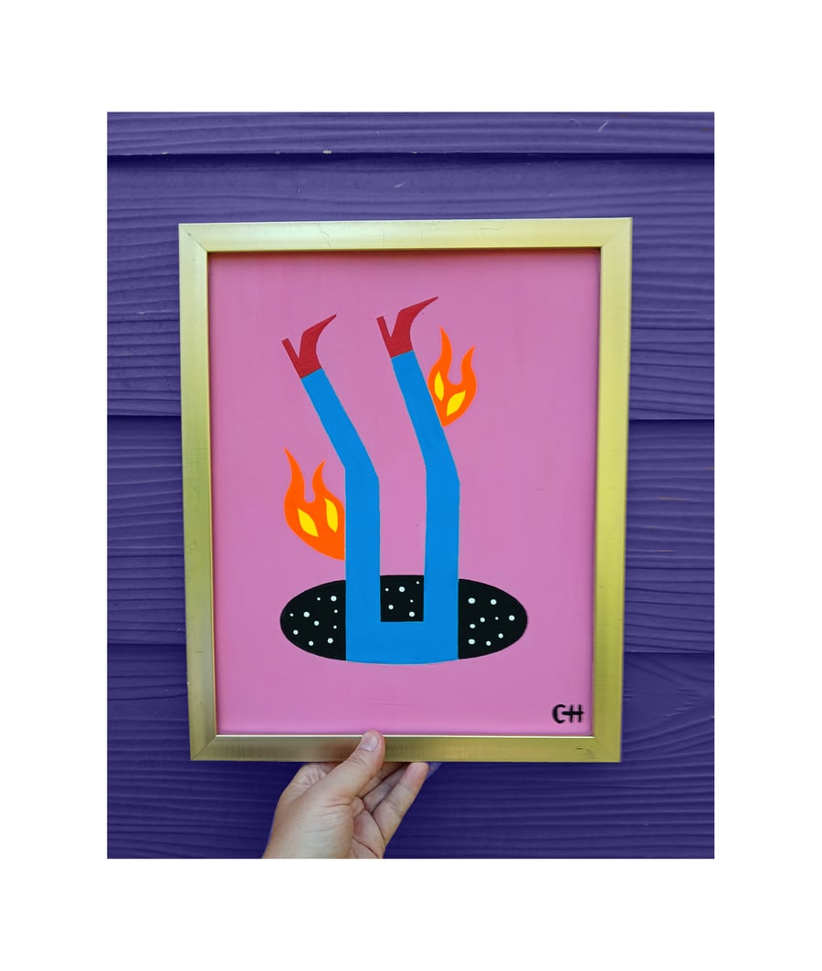 Image of MAN WHO FELL DOWN HOLES