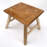 Image 2 of Chestnut and Oak Fireside stool