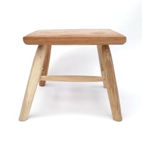 Image 4 of Chestnut and Oak Fireside stool
