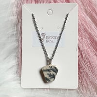 Image 1 of Teal Sea Pottery Necklace
