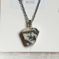 Image 2 of Teal Sea Pottery Necklace