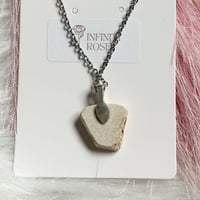 Image 3 of Teal Sea Pottery Necklace