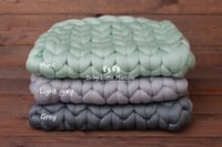 Image 7 of Knitted light grey set