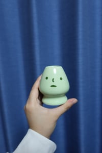 Image 3 of Smiski Matcha Bowl + Whisk Holder