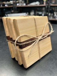Image 1 of Handcrafted coaster full set of 4