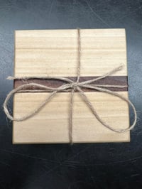 Image 3 of Handcrafted coaster full set of 4