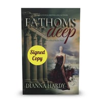 Signed Paperback of Fathoms Deep, 5 x 8"