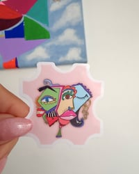 Image 2 of Peaches Puzzle Sticker