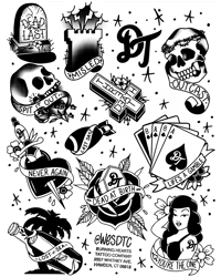 16x20 inch 300dpi digital download of my Death Threat flash