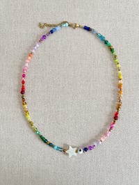 Image 1 of Collier RAINBOW 🌈 // Doré (version argentée posible) 