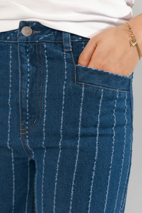 Image of 2-Jeans rayas nuatlanta