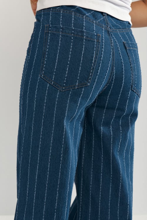 Image of 2-Jeans rayas nuatlanta