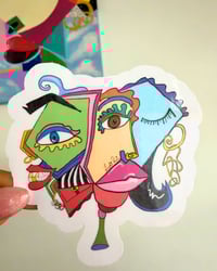 Image 2 of Peache Abstract Sticker