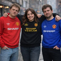 Image 2 of Manchester United Sweater Red
