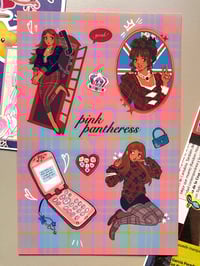 Image 1 of PINK PANTHERESS STICKER SHEET