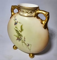 Image 10 of Royal Worcester Pair Moon Flasks