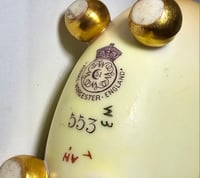 Image 18 of Royal Worcester Pair Moon Flasks