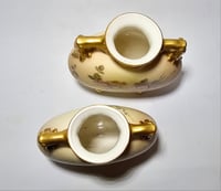 Image 13 of Royal Worcester Pair Moon Flasks