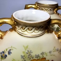 Image 15 of Royal Worcester Pair Moon Flasks