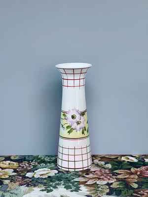 Vintage flux glas vase 