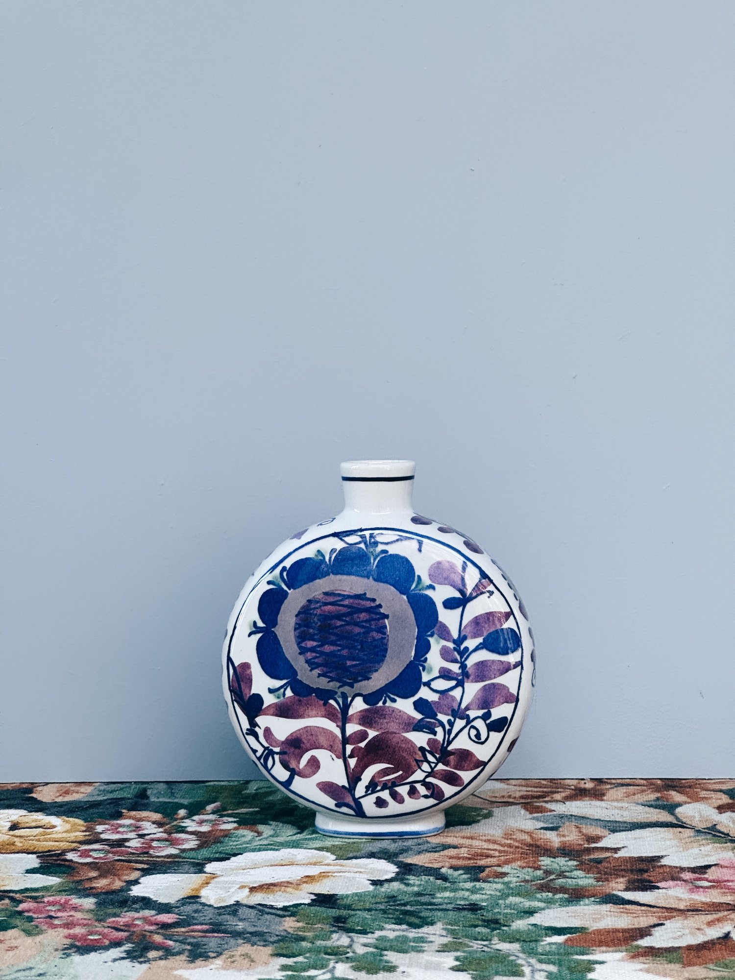 Aluminia vintage vase 