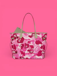 Pink milo never full tote bag