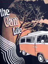 Image 3 of T-SHIRT UNISEXE / MARINE ORANGE / VANLIFE