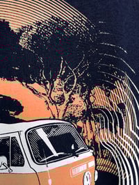 Image 4 of T-SHIRT UNISEXE / MARINE ORANGE / VANLIFE