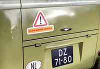 Image 3 of Slow Moving Vehicle Magnet 