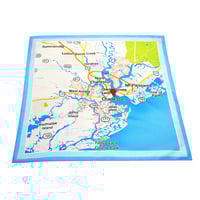 Image 1 of Original Charleo® Silk Map Scarf