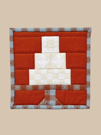 Image 1 of Wedding Cake Pot Holder / Terracotta