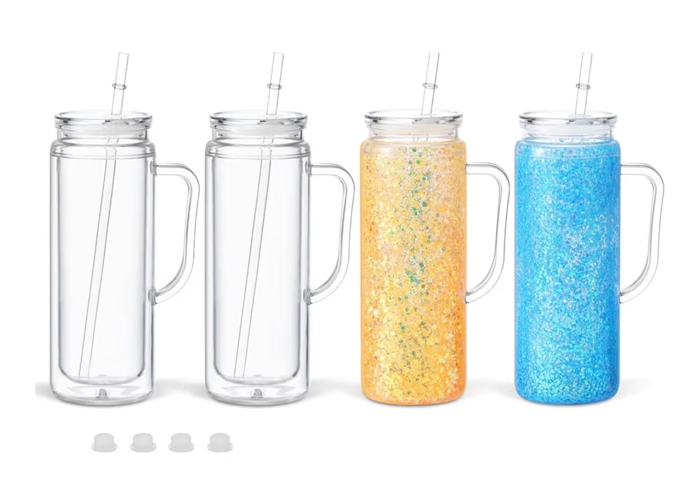 Image of 20 oz Acrylic Snow Globe w/ Handle