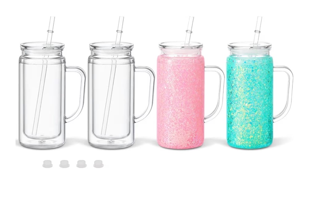 Image of 16 oz Acrylic Snow Globe w/ Handle