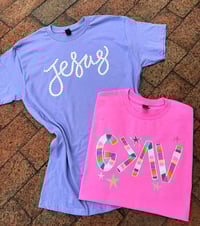 Jesus + God is Greater Tees