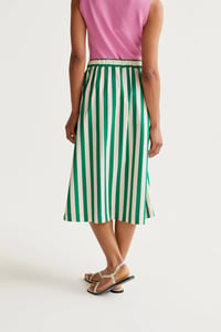 Image 3 of FALDA MIDI EST BAMBOO GREEN
