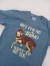 Image 2 of The Thing Dog Garment Dyed Screen Printed T-Shirt