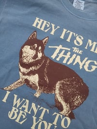 Image 3 of The Thing Dog Garment Dyed Screen Printed T-Shirt