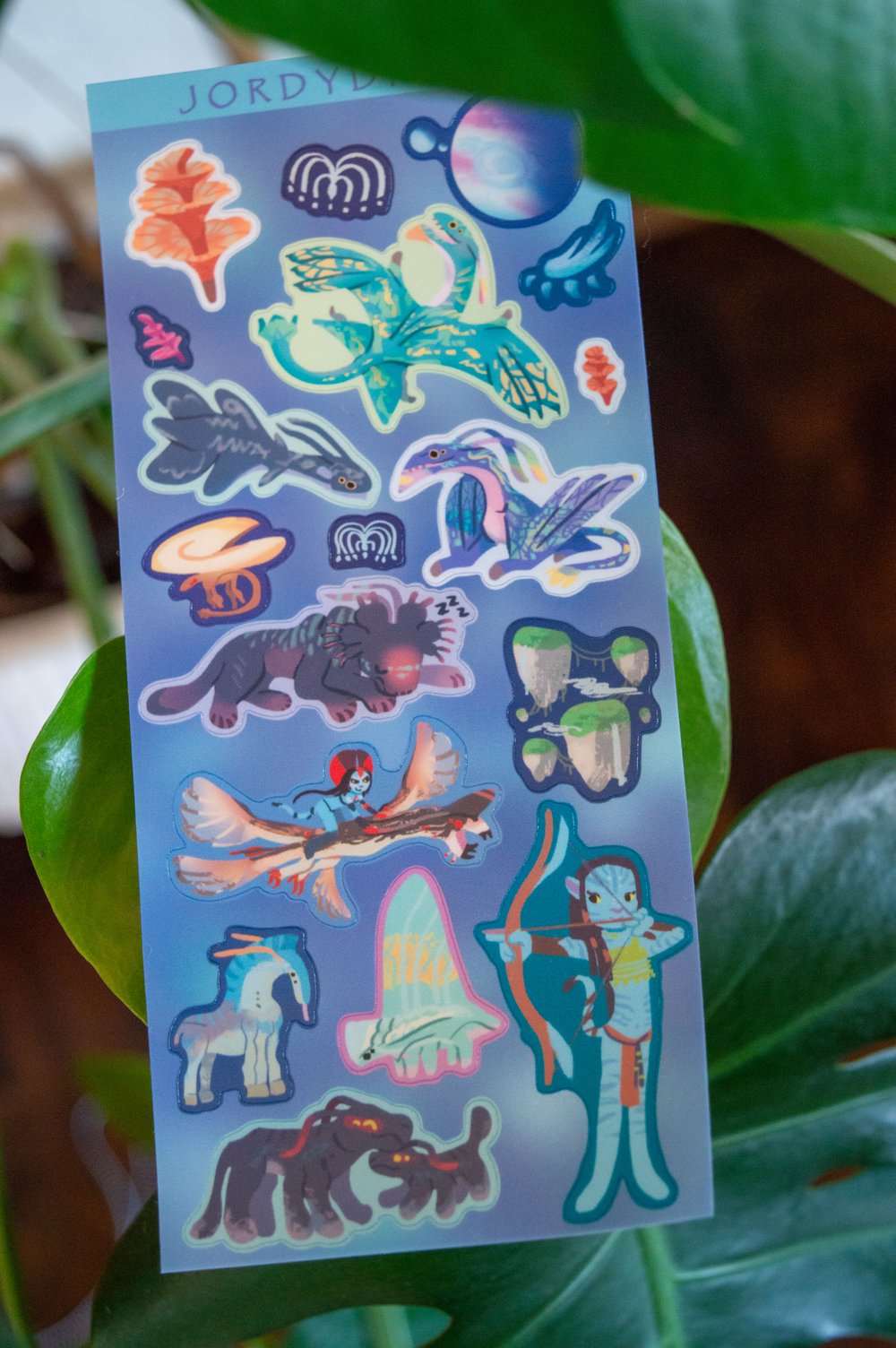 Image of Pandora Flora and Fauna Sticker Sheet