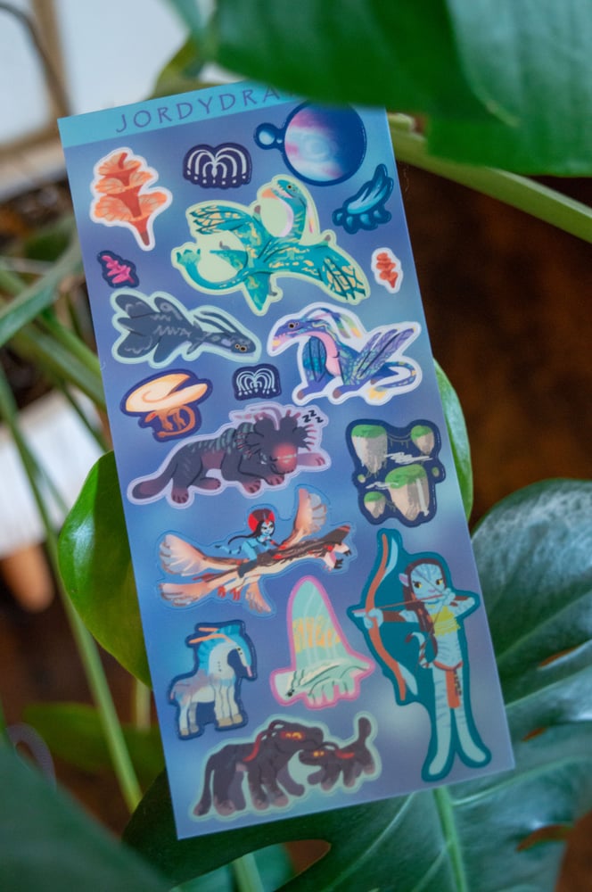 Image of Pandora Flora and Fauna Sticker Sheet