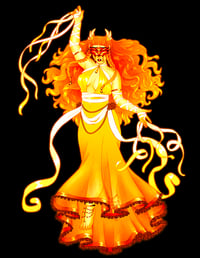Image 1 of Sister of the Dragon's Flame Print
