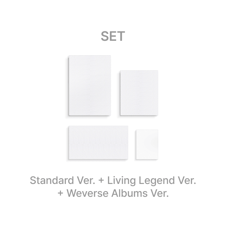 Image of [PRE-ORDER] BTS ‘ARIRANG’ Set + Living Legend Ver.+ Weverse Album Ver. + Weverse Shop POB