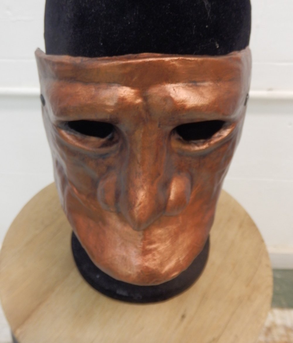 Bronze Bauta Mask